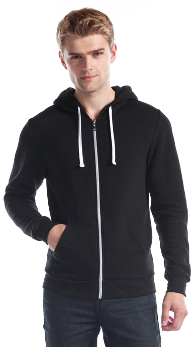 Unisex Three-End Bamboo Full Zip Hooded Sweatshirt | Canadian Made ...